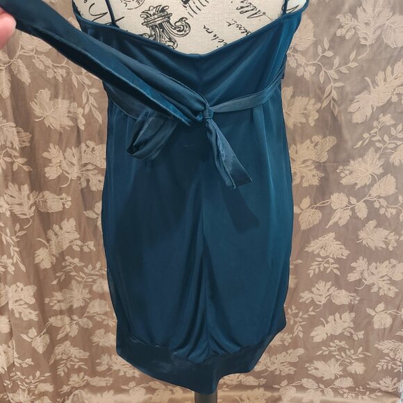 Roberta Blue Mini Bubble Style Cocktail Dress, Size L, Excellent Used Condition! - Picture 5 of 6